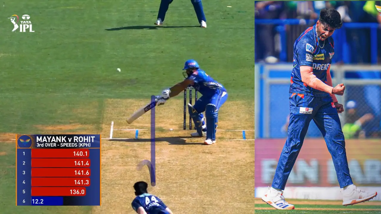 आईपीएल 2025 में शानदार वापसी करते हुए मयंक यादव, रोहित शर्मा और हार्दिक पंड्या को आउट करते हुए